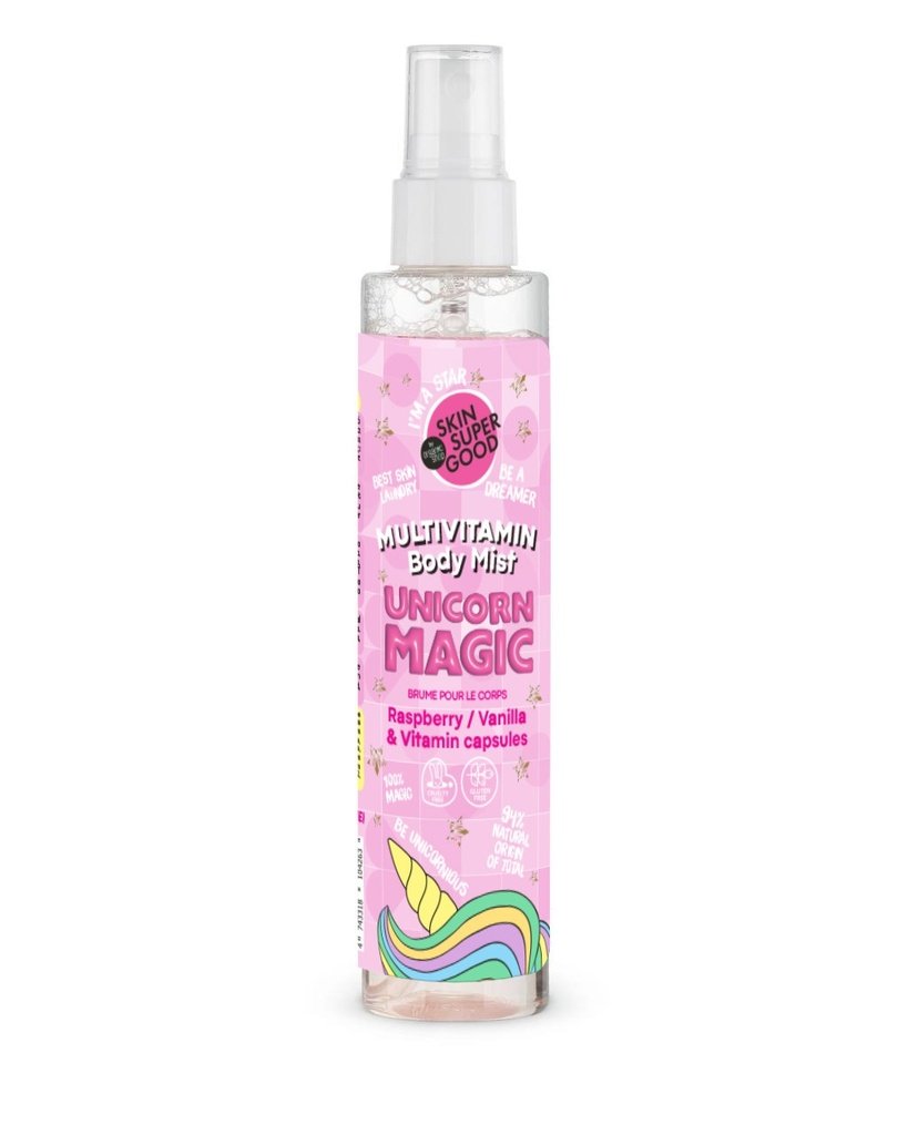 4743318104263-SSG-Unicorn-Magic-Multivitamin-Body-Mist-100-ml اورجانيك شوب بخاخ الجسم متعدد الفيتامينات يونيكورن ماجيك، 100 مل - الصورة 1