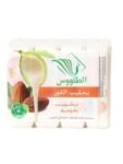 الطاووس الصابون المغربي بحليب اللوز ترطيب ونعومة 120جرام